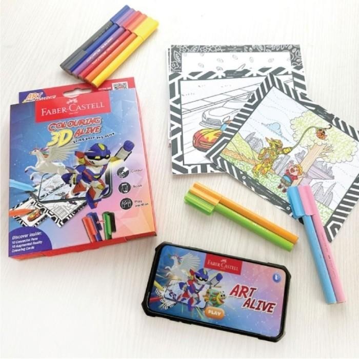

Faber Castell Drawing / Colouring Art Alive 3D - Colouring 3D