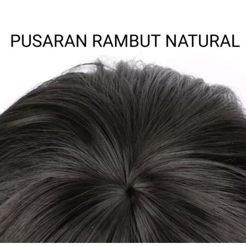 Wig Pria Rambut Palsu Rambut Palsu Dewasa Cowok Pendek Wig Korea Style Rambut Palsu Pria Rambut