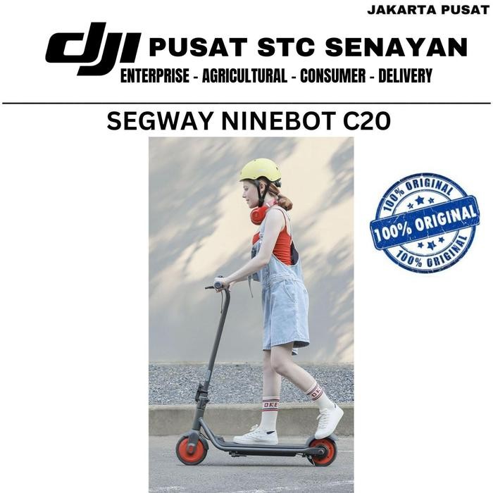 BARU SEGWAY NINEBOT KICK SCOOTER C20 - SKUTER LISTRIK LIPAT PACKING AMAN