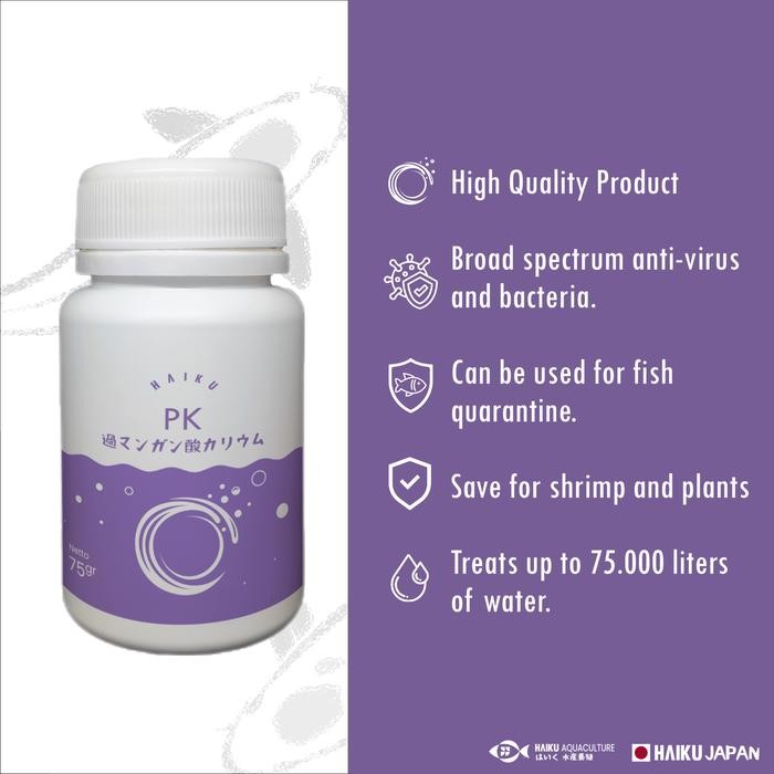PK KHUSUS OBAT IKAN KOI HIAS OBAT LUKA IKAN HIAS PERMANGANAS KALIKUS