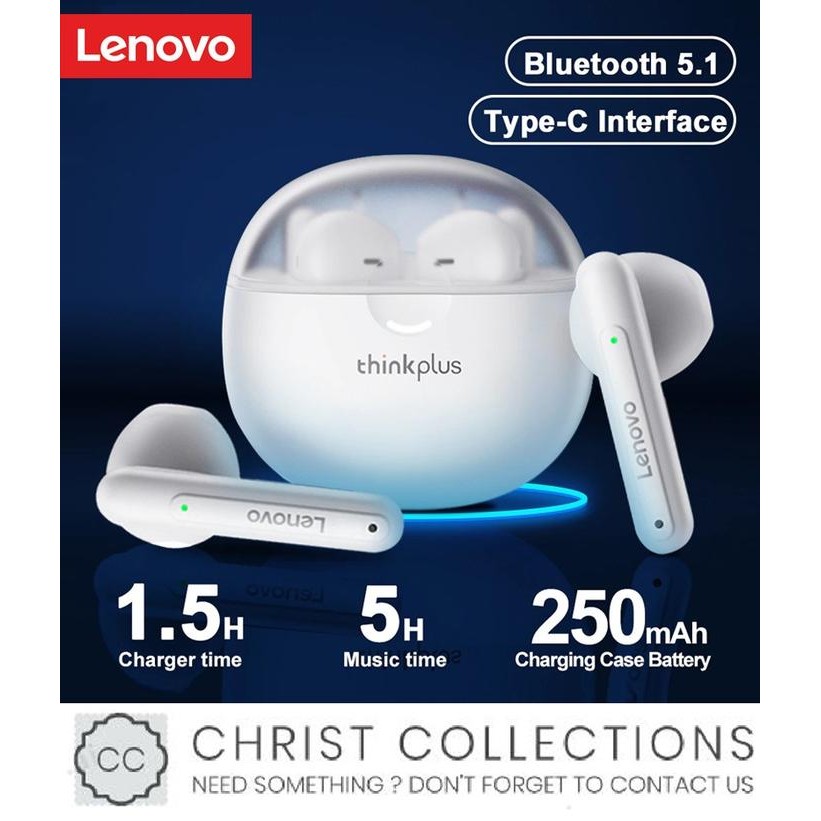 Lenovo True Wireless Bluetooth Earphone Mini Earbuds Tws Lp1 Pro