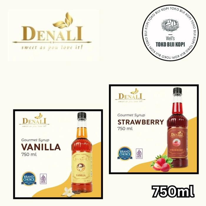 

Tjia Wu - Denali Syrup / Sirup Flavour Merk Denali - 750 Ml Minuman