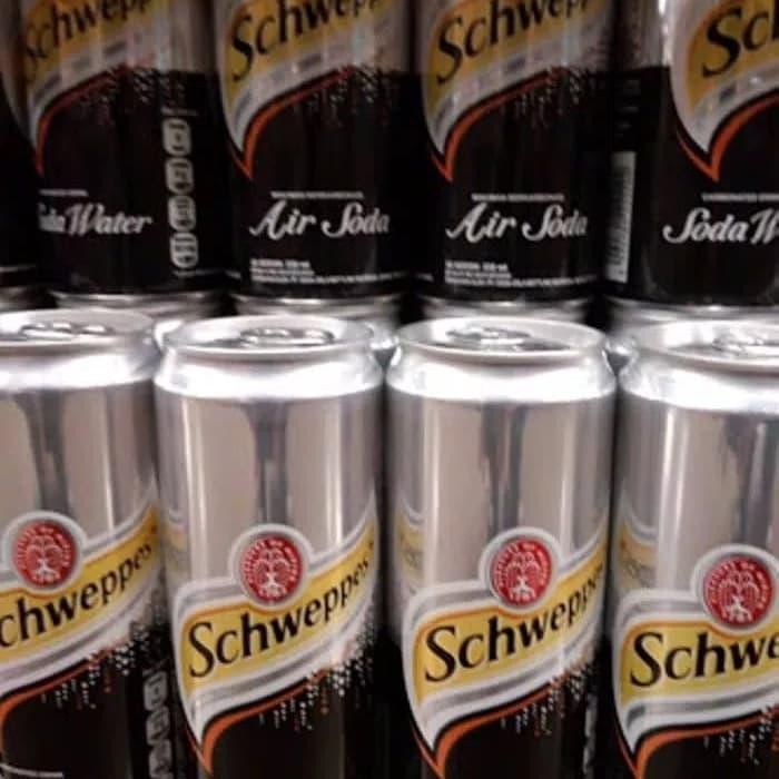 

Tjia Wu - Minuman Schweppes Soda Water 330Ml Isi 24Can