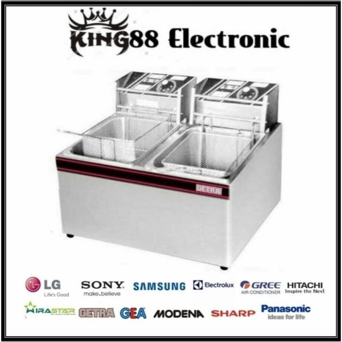 Getra -89 Electric Deep Fryer 2 Tank / Mesin Penggorengan Listrik