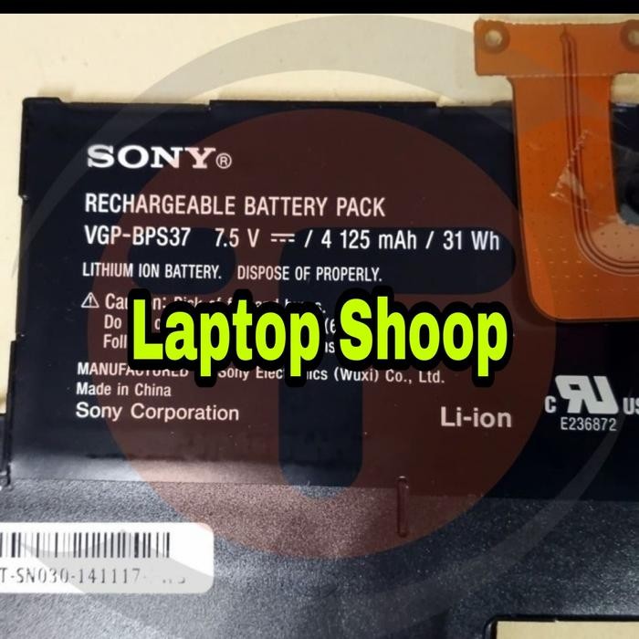 BATERAI SONY SVP112A1CW PRO 11 VGP-BPS37 SVP1121 ORIGINAL