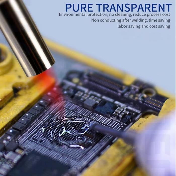 [Dekko Tools] Mechanic Flux Sd360 Max 10Ml Pasta Solder Transparan Pengelasan Fluks Minyak Original