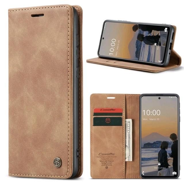 Case Compatible For Redmi Note 10 / Note 10s Flip Wallet Leather Case Cover Sarung Dompet Caseme