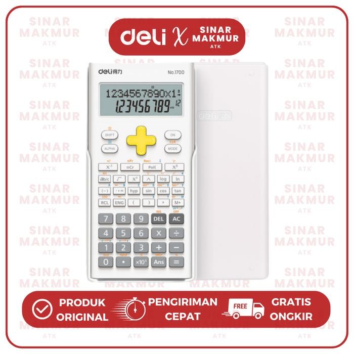 

Scientific Calculator / Kalkulator Ilmiah / Sekolah Deli 1700 (Pcs)
