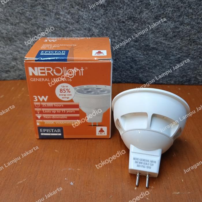 Lampu Mr16 3 Watt 12V General Nero Led Mr16 3W 12 Volt