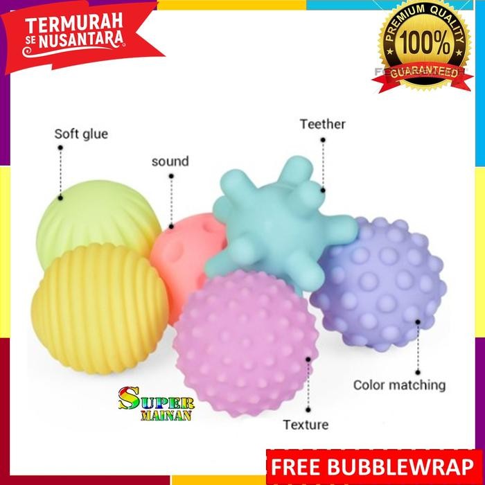 Playful Minds - Mainan Gigitan Bayi 2 3 4 5 6 7 8 9 10 11 12 Bulan Bola Bayi