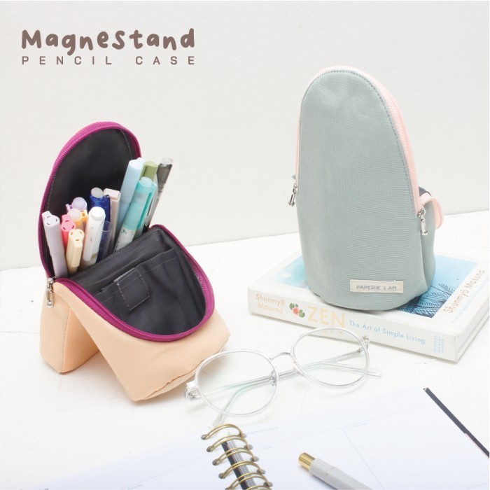 

MAGNESTAND PENCIL CASE TEMPAT PENSIL STANDING MAGNET POUCH BERDIRI