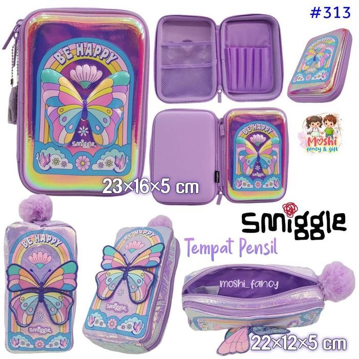 

TEMPAT PENSIL SMIGGLE BUTTERFLY PURPLE / TEMPAT PENSIL SMIGGLE KUPU-KUPU UNGU ANAK PEREMPUAN /