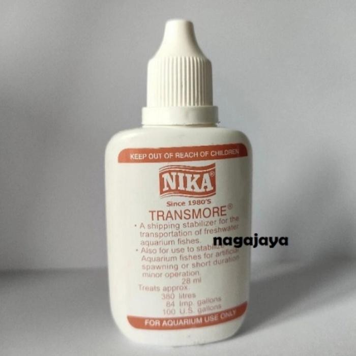 NIKA TRANSMORE STABILIZER OBAT PEMBIUS IKAN 28 ML