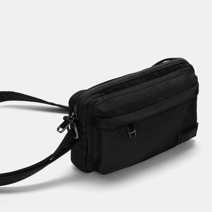 BEST SELLER Tas Selempang Pull and Bear Pria Nilon Hitam Original Store