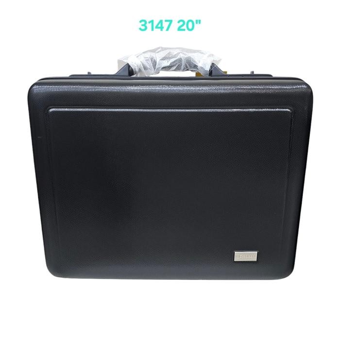 BEST SELLER Tas Kantor Briefcase Hardcase President size 20inch Koper Uang