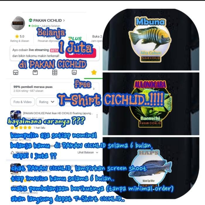 [PAKAN CICHLID] Pelet Ikan OTOHIME EP0