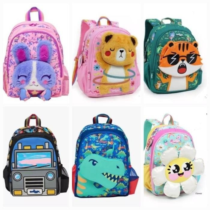 Smiggle Junior Backpack Animalia Koala Rabbit Bunny