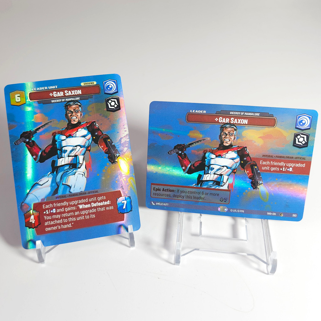 Swudb Foil Proxy Card Shd Cad Bane Gar Saxontrading Card Collection Toys Gift