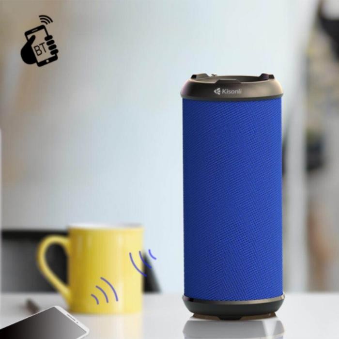 Speaker Bluetooth Wireless Portable Kisonli Q5S Dual Bass dengan Kartu TF dan Bluetooth Tws