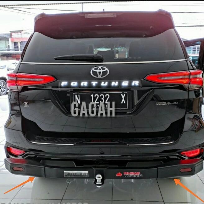 PREMIUM towing /pengaman bumper belakang all new Fortuner VRZ dan Fortuner TRD