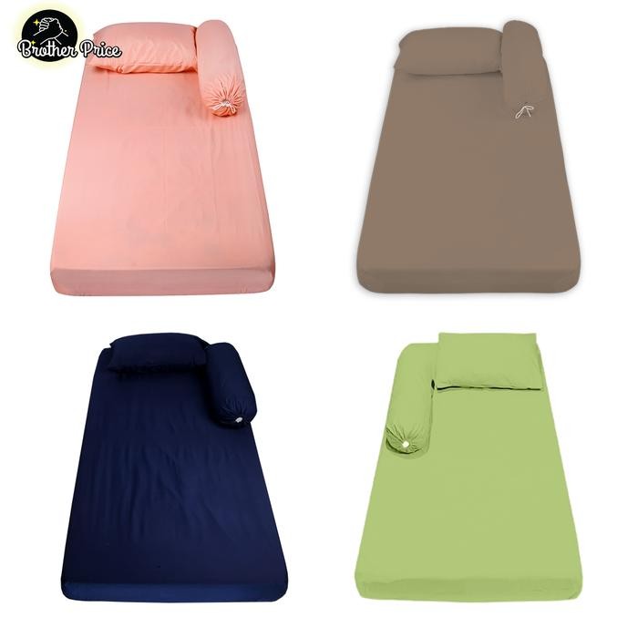 PREMIUM Sprei Polos 90x200x25 Sprei Single Tinggi 25cm - Sudut Karet