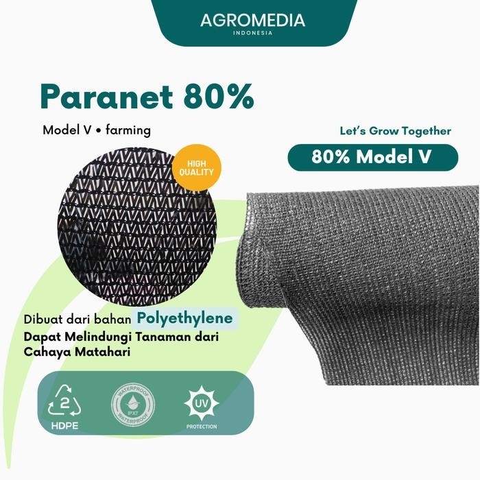 PREMIUM Paranet 80% Korma / lebar 3m / Shading Net / Jaring Peneduh Tanaman