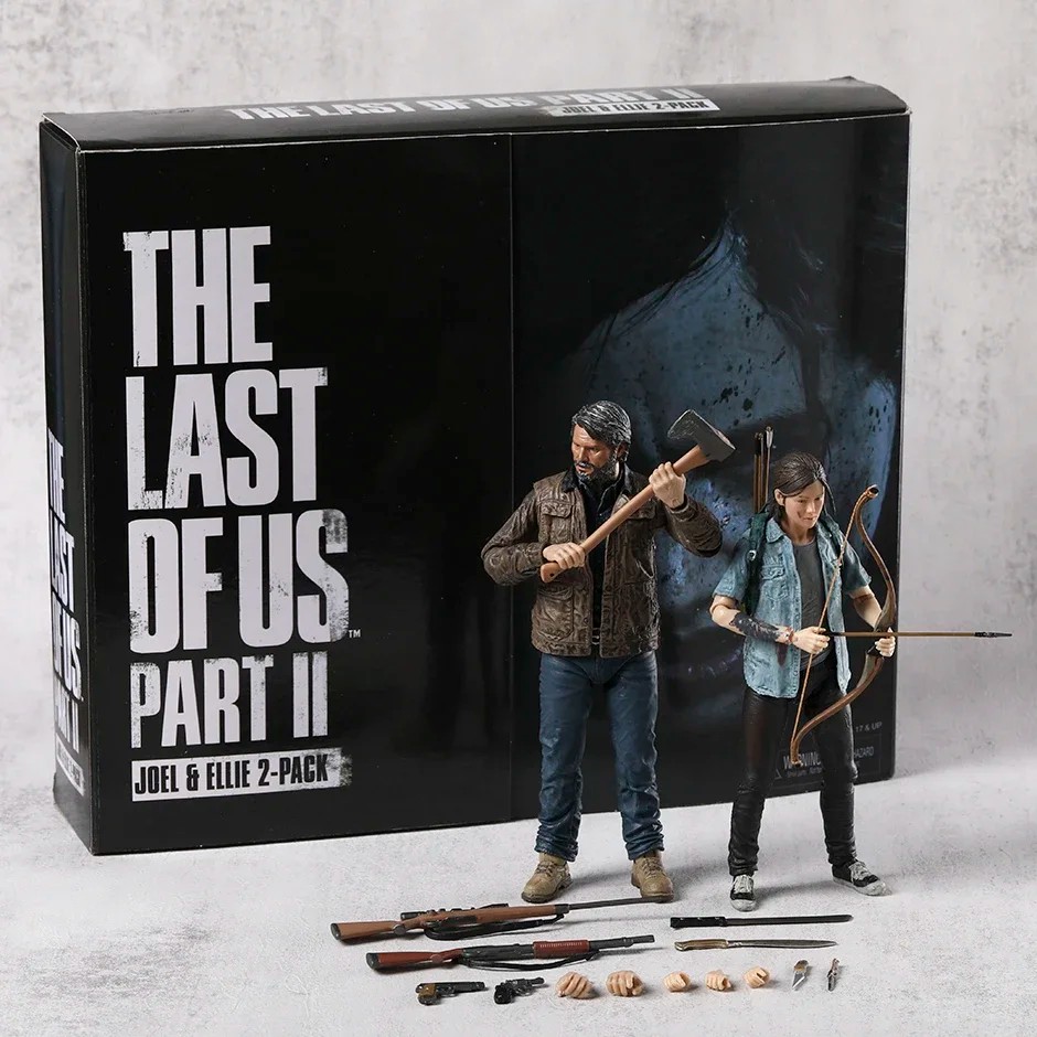 Neca The Last Of Us 2: Ultimate Joel And Ellie Action Figure Model Toy Gift For Collection 2-Pack