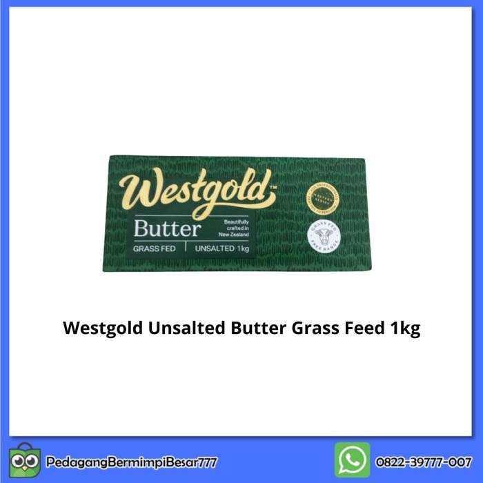 

westgold unsalted salted butter grass feed halal 1kg