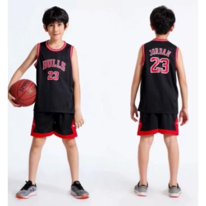 Setelan Jersey Baju Basket Anak Kids Jersey Basketball Top Quality