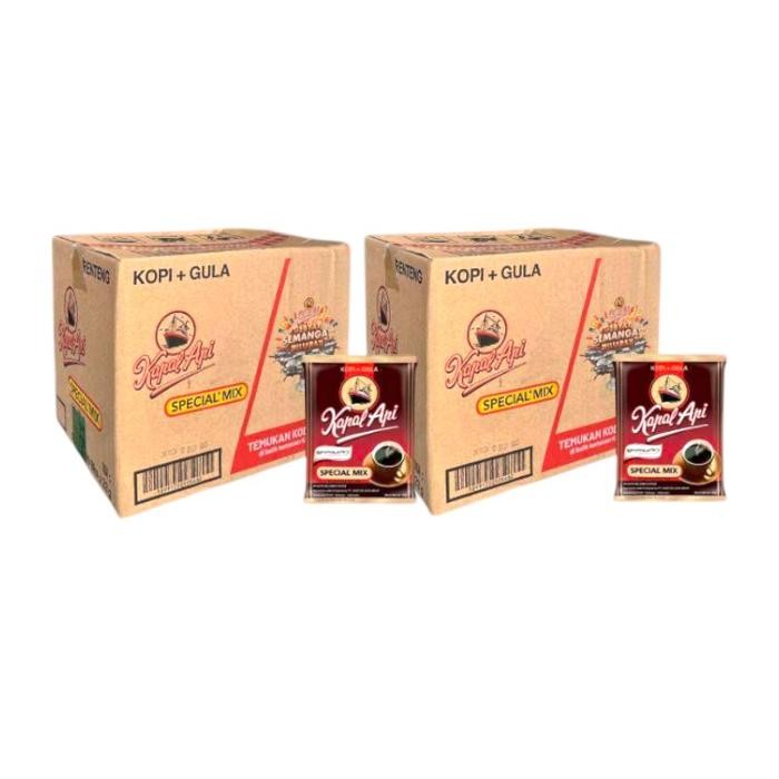 

[2 karton] Kopi Kapal Api Special Mix Kopi+Gula 23g Coffee Robusta Bubuk 2x 12 rcgx10sct