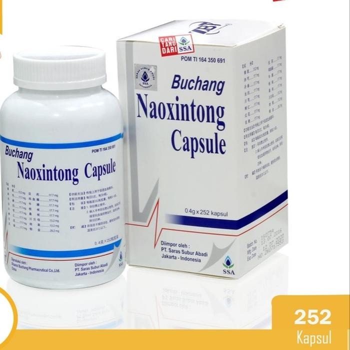 

Buchang Nao Xin tong isi 252 Kapsul PT SSA obat stroke