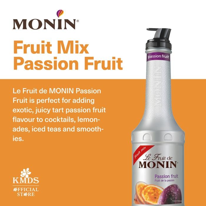 

Monin Puree Fruit Mix Passion Fruit 1 Liter