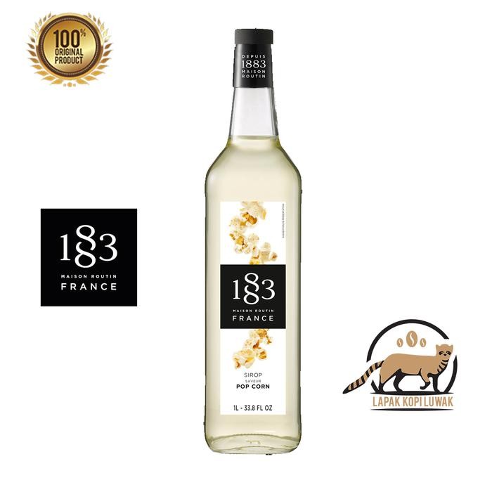 

Popcorn Syrup merk 1883 Maison Routin