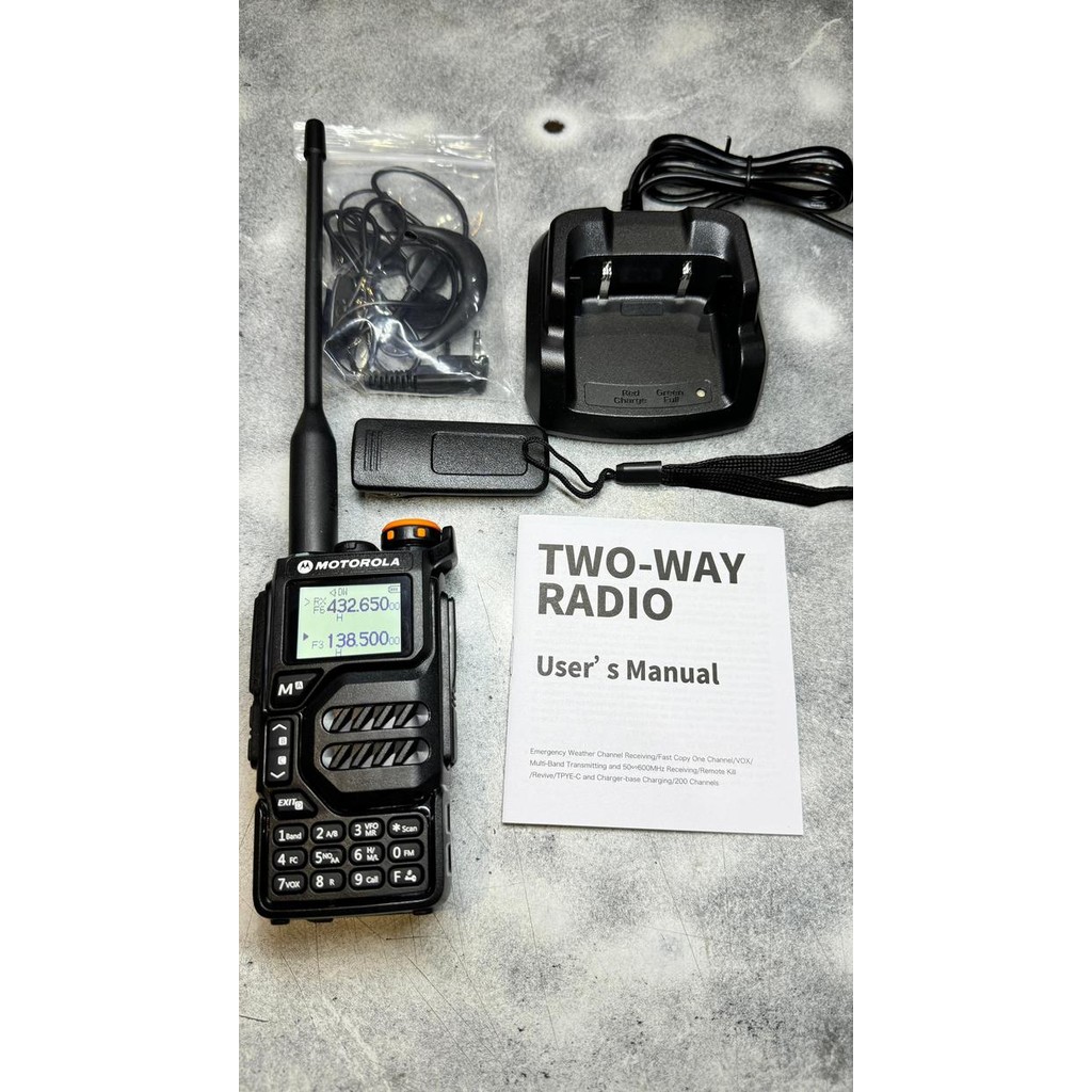 HANDY TALKIE MOTOROLA X8 RADIO HT MOTOROLA X8 10WATT DUAL BAND UHF/VHF 5500MAH