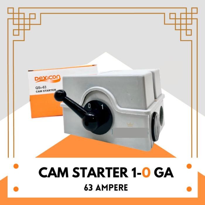 CAM STARTER 63A OHM SAKLAR GENSET TUAS GENSET 63A SAKLAR LISTRIK 63A