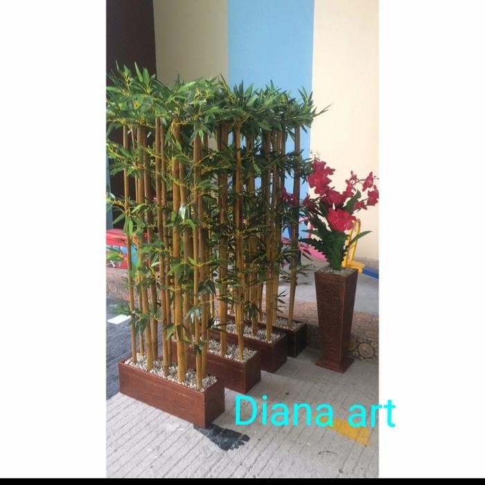Penyekat Ruangan#Bambu Partisi#Bambu Pembatas Ruangan#Bambu Artificial