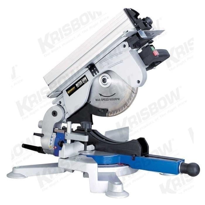 Terhemat Mitre Saw 2 Function 254Mm 1800W Krisbow Kw0701005
