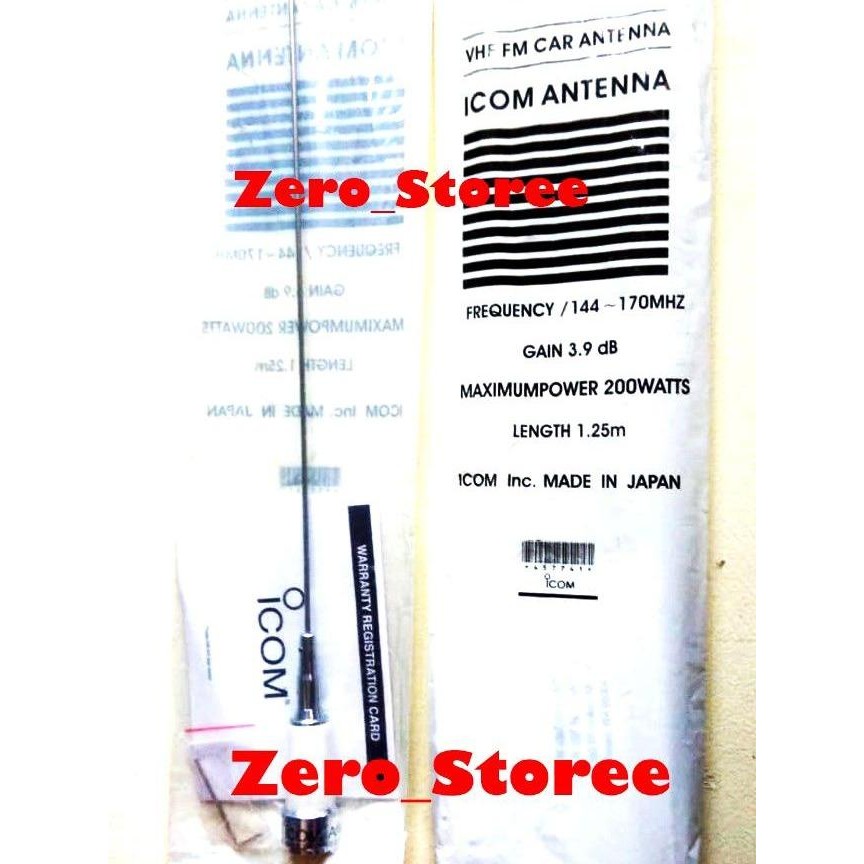 ANTENNA MOBIL VHF ICOM ANTENA LARSEN PECUT JAPAN JEPANG , ANTENEX USA