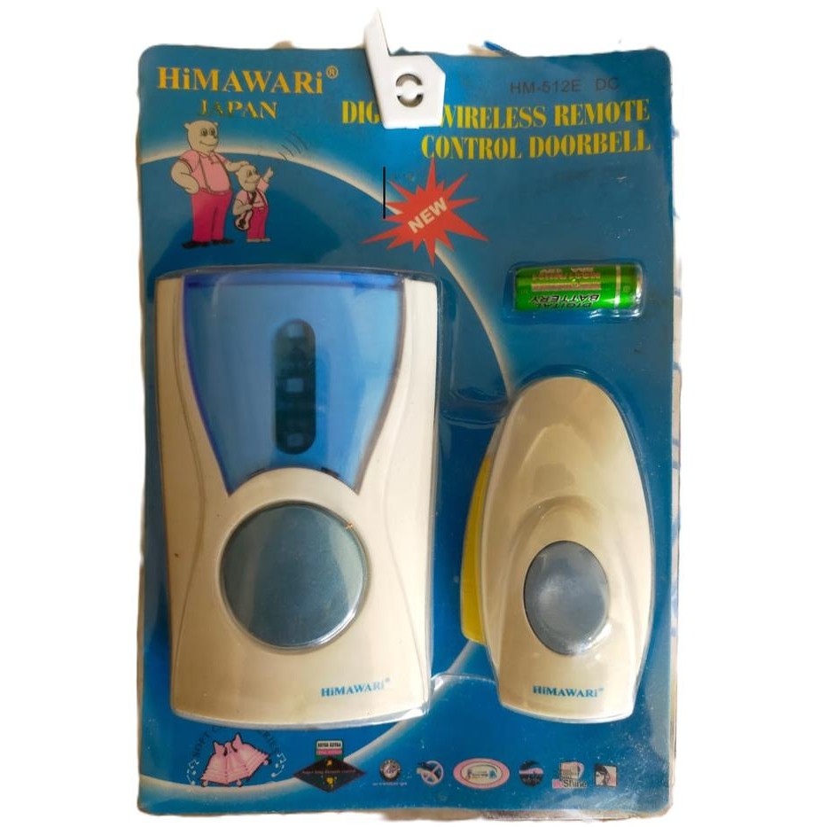 PREMIUM Himawari Wireless Door Bell Bel Pintu Rumah