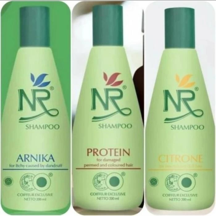 NR SHAMPOO PROTEIN - ARNIKA - CITRONE 200 ML SHAMPO ANTI RAMBUT RONTOK 200ML. NOT NERIL