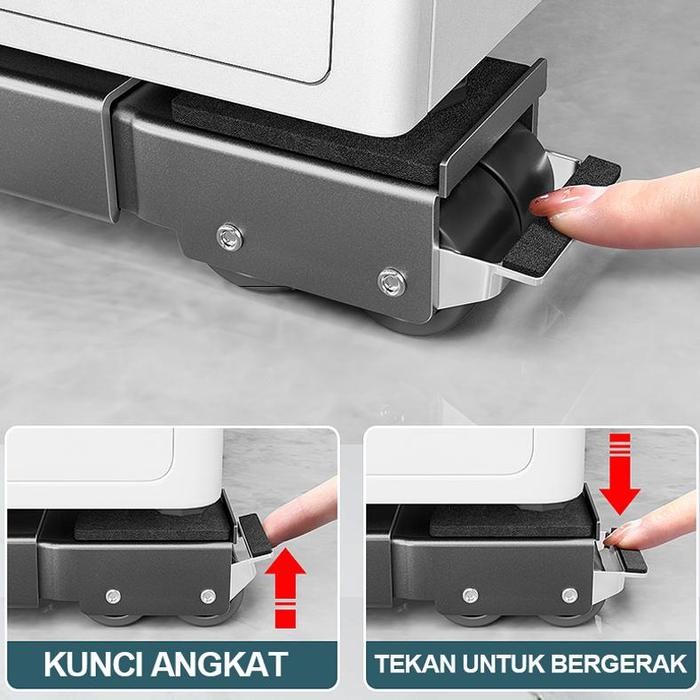 RODA LEMARI PORTABLE RODA KULKAS / TATAKAN KULKAS / KAKI KULKAS /
