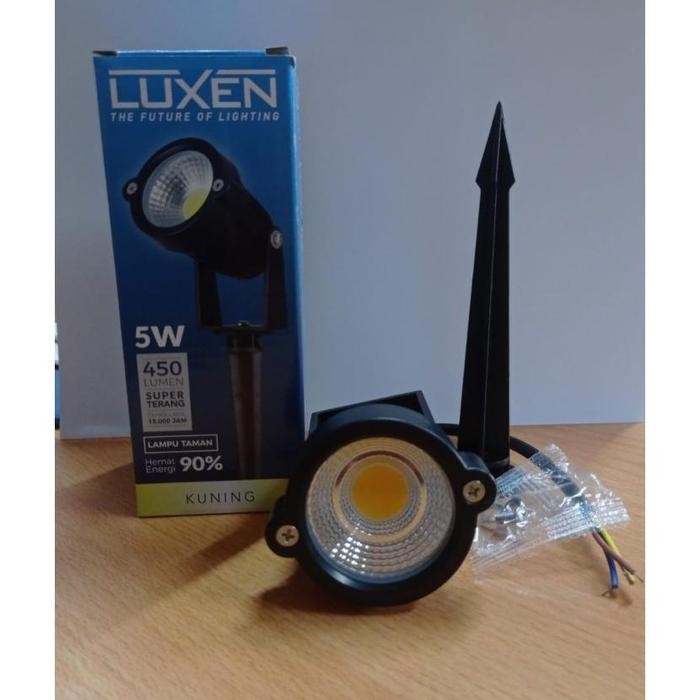PREMIUM LAMPU SOROT LUXEN LED SOROT TAMAN LUXEN 5W 5 WATT 7W 7 WATT DI TANCAP