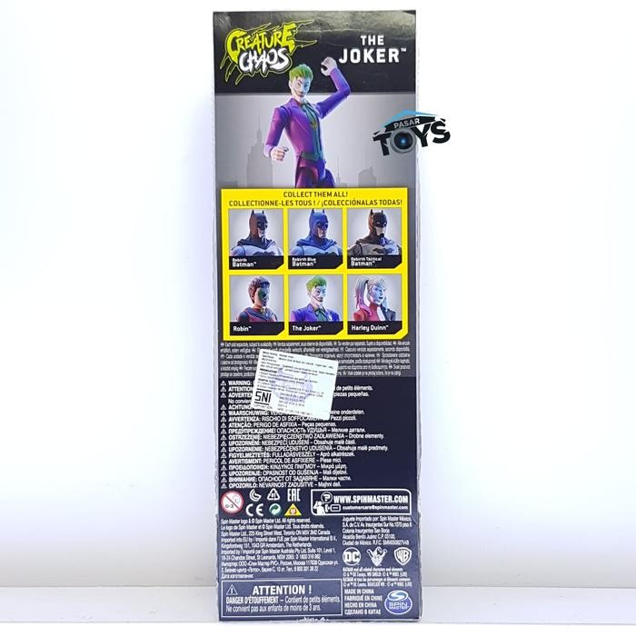 THE JOKER 12 INCH FIGURE DC COMICS SPIN MASTER