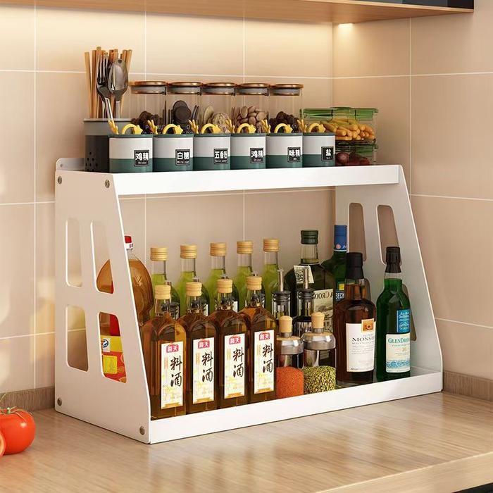 PREMIUM Rak Bumbu Dapur Stainless Steel Rak Penyimpanan Dapur Rak Bumbu Rak Dapur Stainless