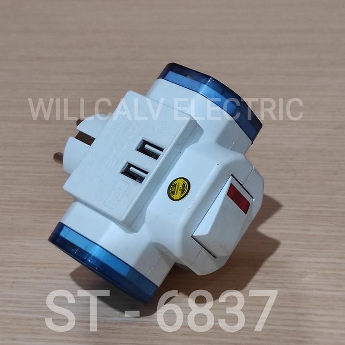 Steker T-Arde Usb Lumment 6837 St-6837 / Tee Arde Usb Lumment 6837