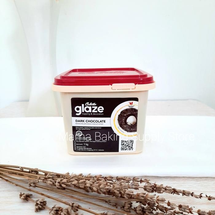 

Stok Baru COLATTA Glaze Glazing Dark Chocolate Sauce Topping Coklat Cokelat 1 kg
