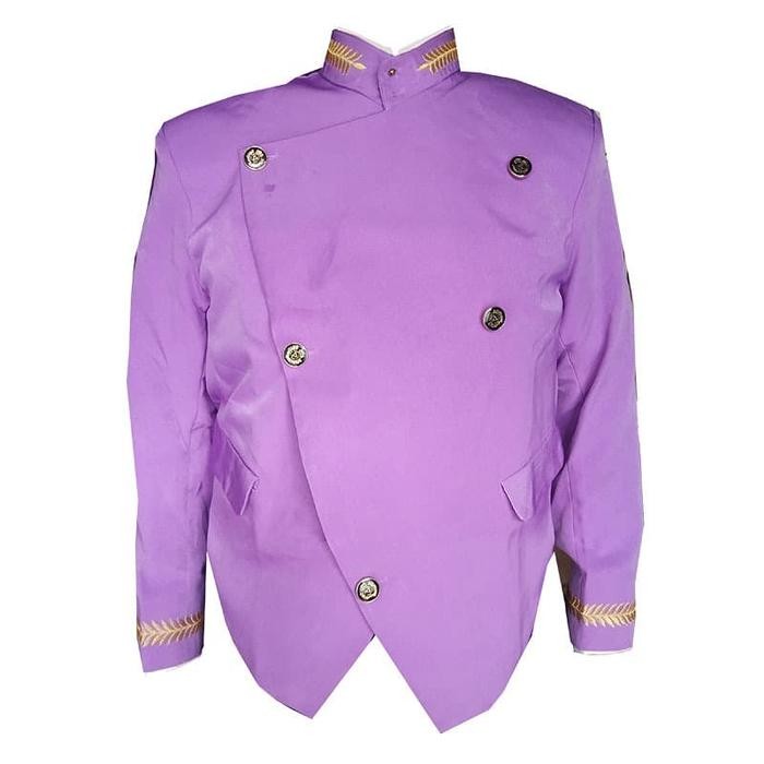 Terbaru Beskap Solo Sikepan Bordir Ungu Pres Adat Jawa Best Seller