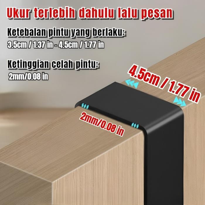 Gantungan Baju Pintu Kamar Tidur Gantungan Aluminium Dapat Disesuaikan Gantungan Rak Dinding Kamar