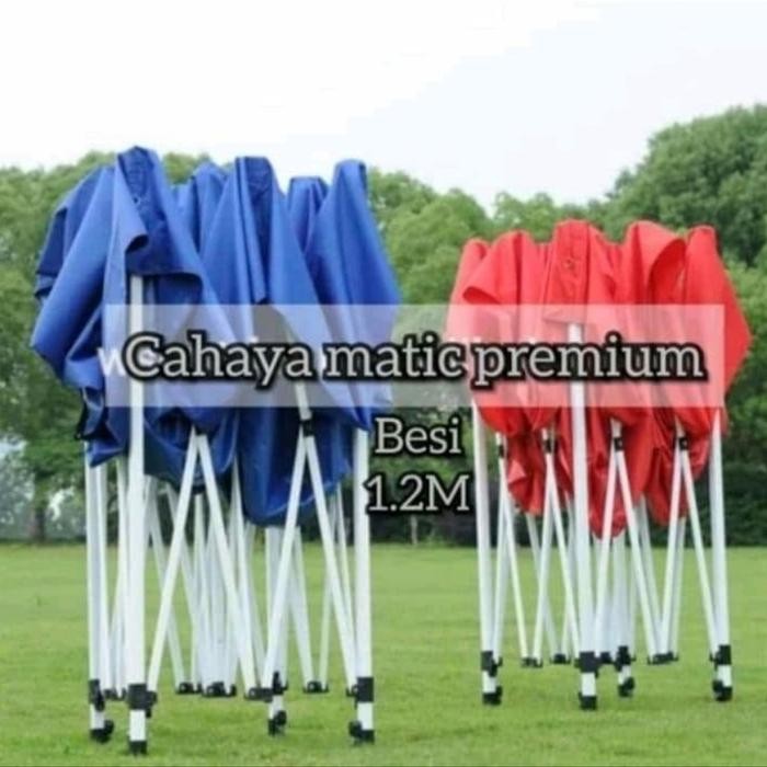 Tenda lipat premium impor,ketebalan besi 1,2mn uk 3x4,5