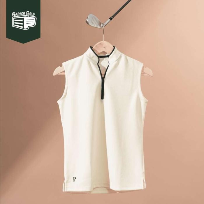Palm Womens Polo Wimbledon Soft Cream Produk Berkualitas
